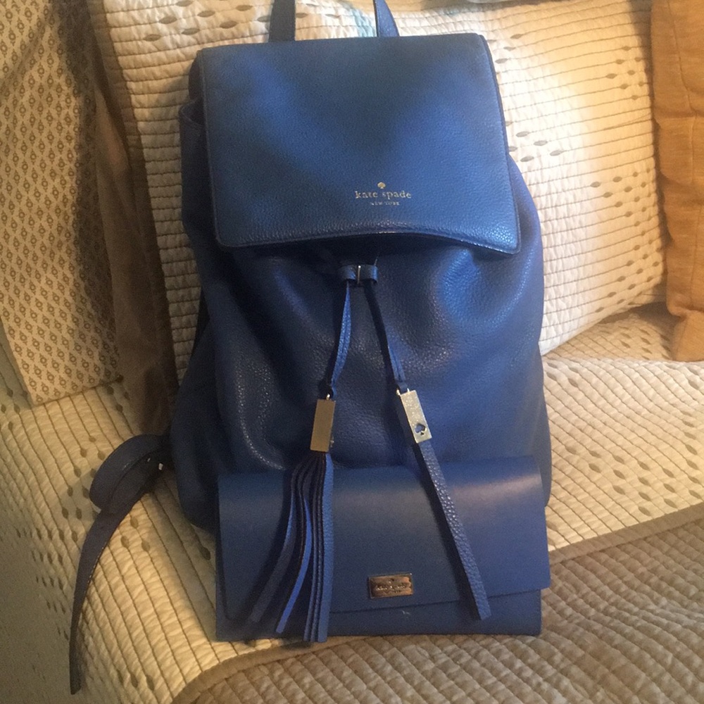 Kate spade back pack purse and wallet